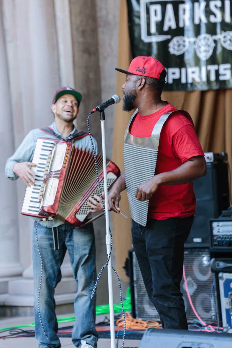 Andre Thierry performs for Friday Night Concert, May 2025.