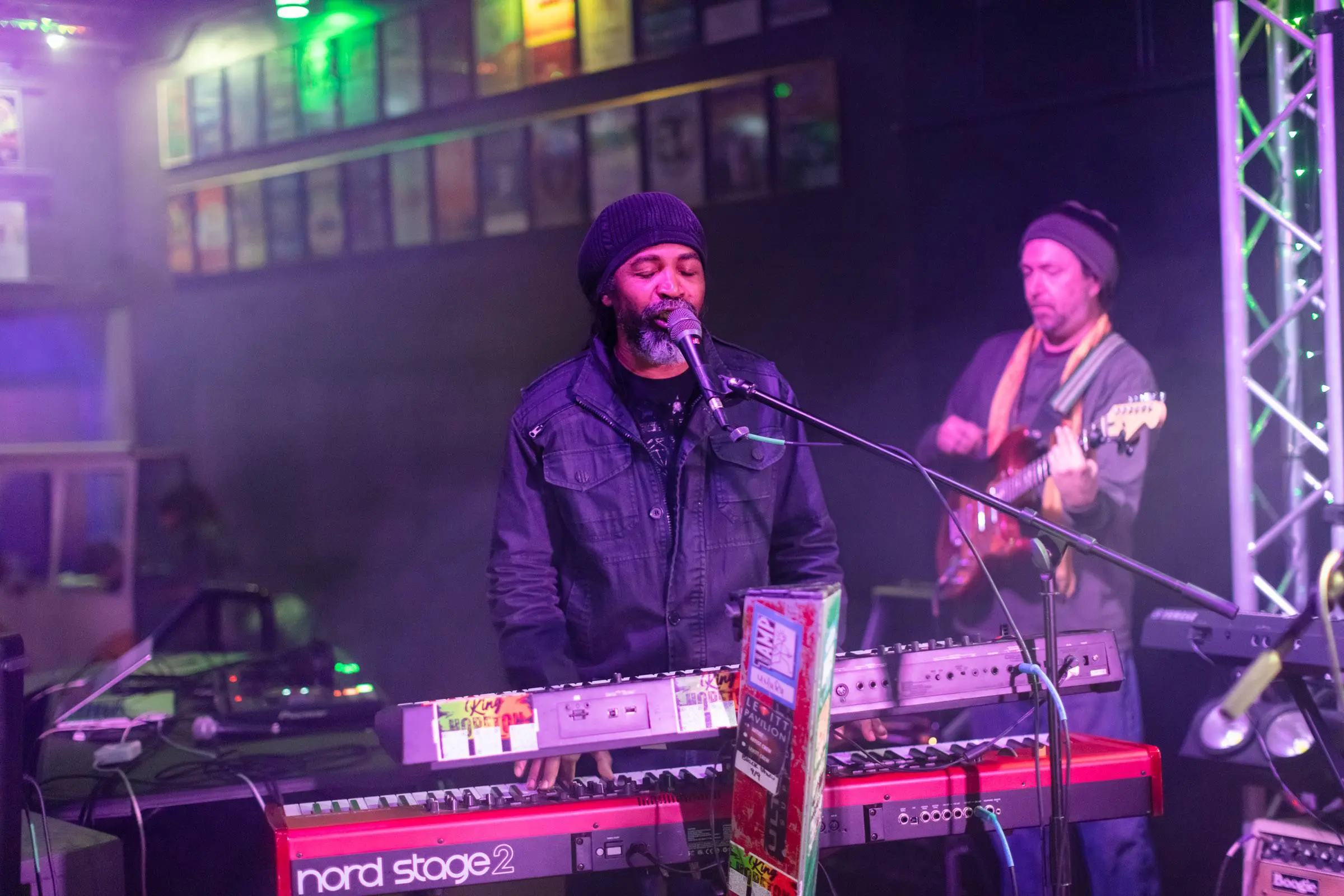 Dylan's Dharma performing at Lost on Main opening for reggae legend, Yellowman.