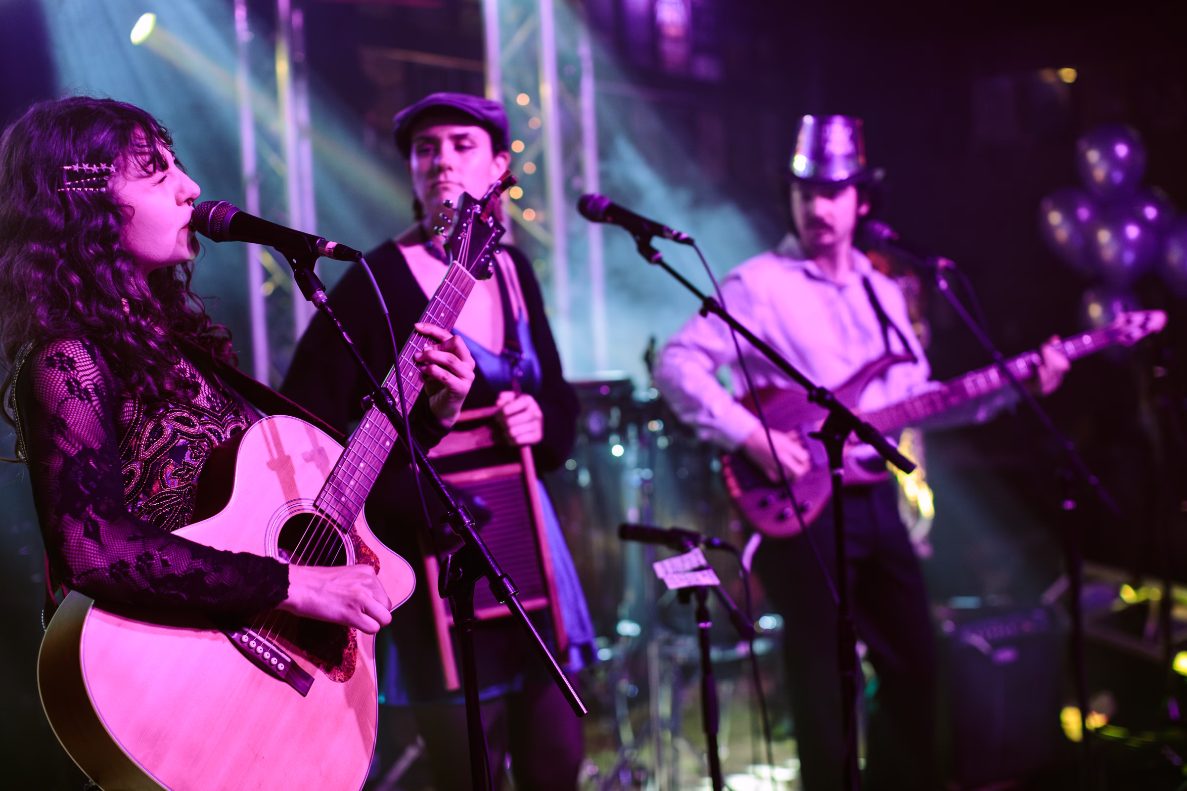 Flume Street Station performs during the 2026 New Year's Eve celebration at Lost on Main.