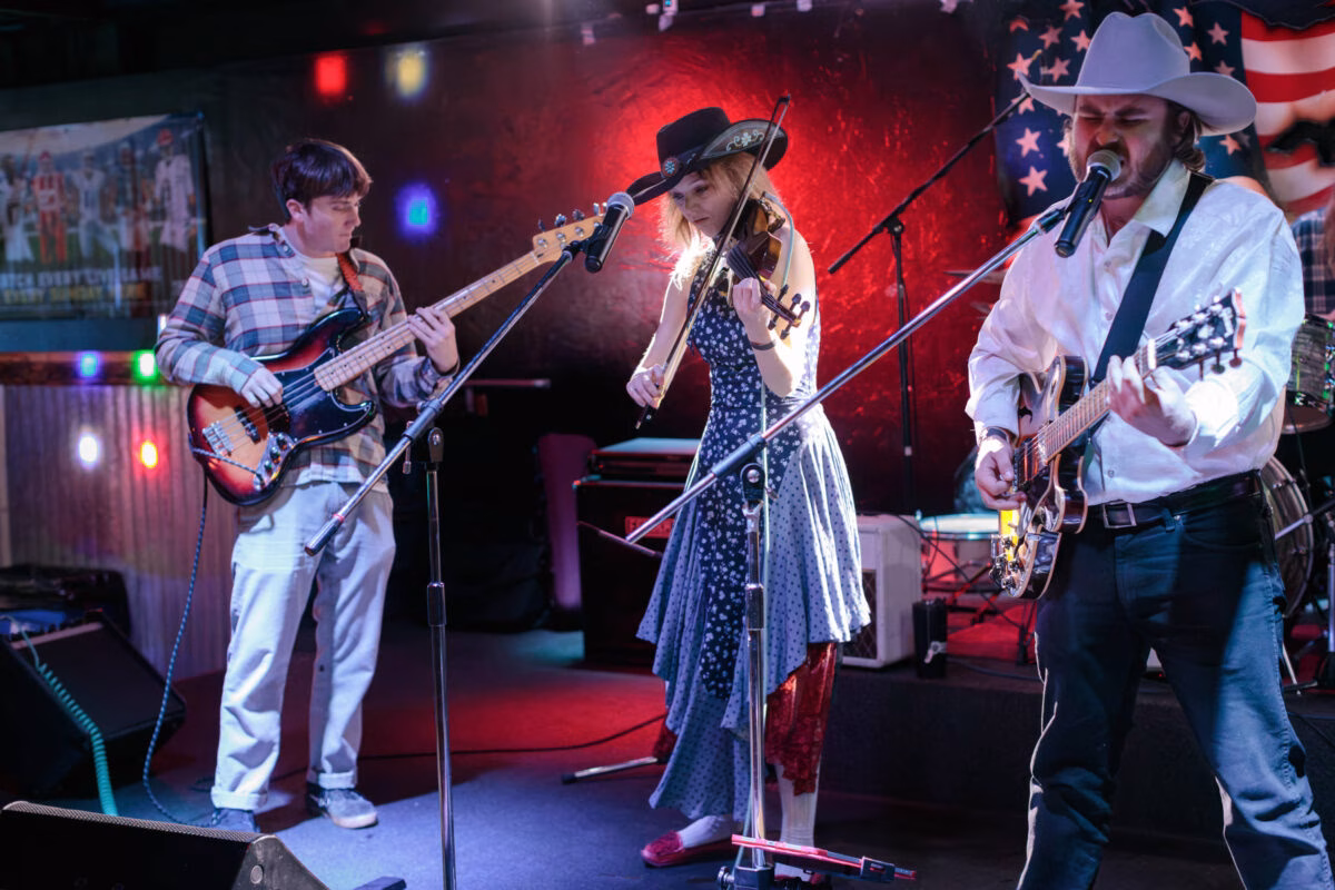 Heirloom Quartet performing at the Tackle Box, Feb 2025