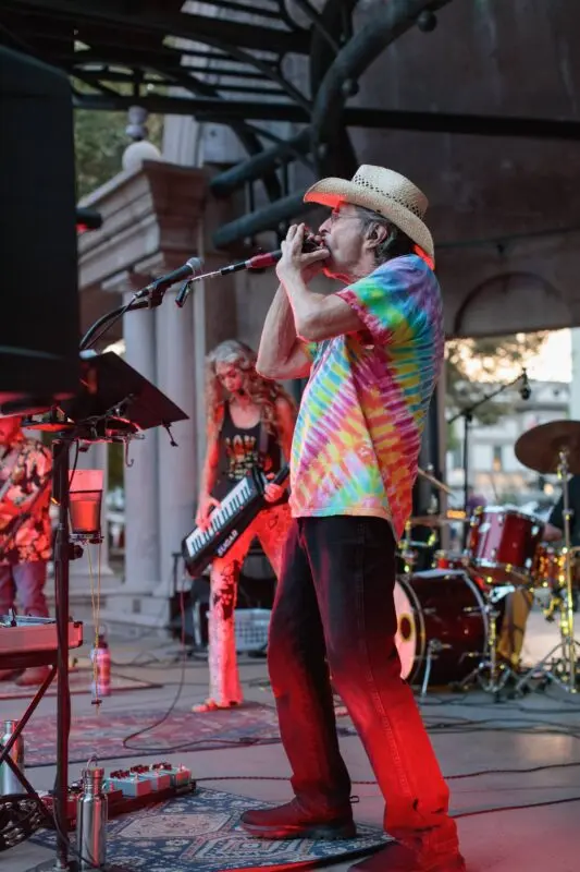 Soul Possee performs at Thursday Night Market