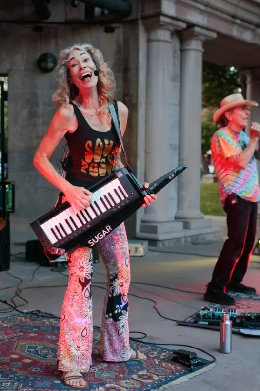 Soul Possee performs at Thursday Night Market