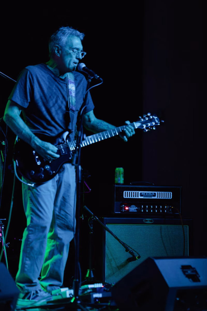 The Funnels perform in the Big Room, July 2025.