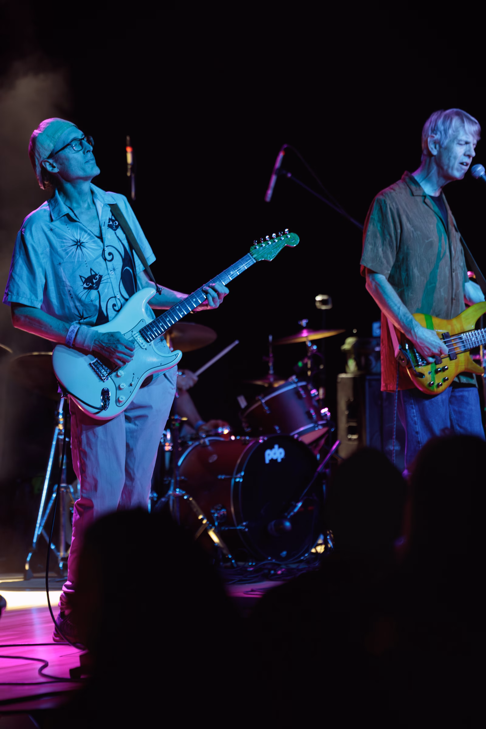 The Funnels perform in the Big Room, July 2025.