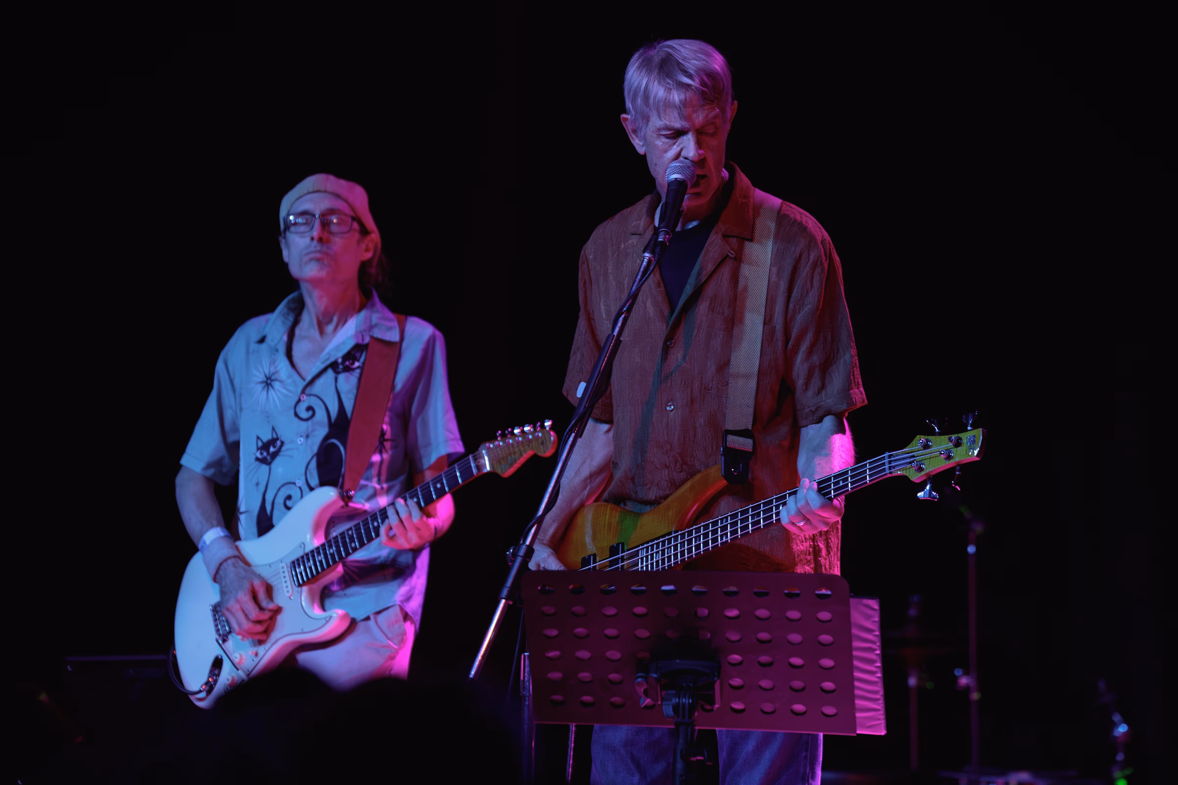 The Funnels perform in the Big Room, July 2025.